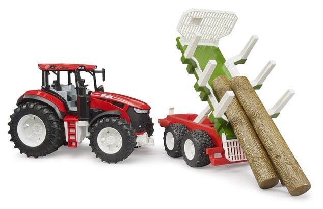 Bruder ROADMAX traktor s vozidlom na drevo