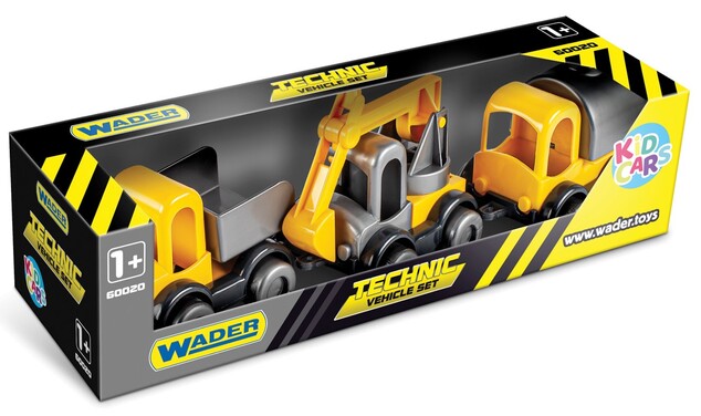 Wader Kid Cars Stavba set 3ks