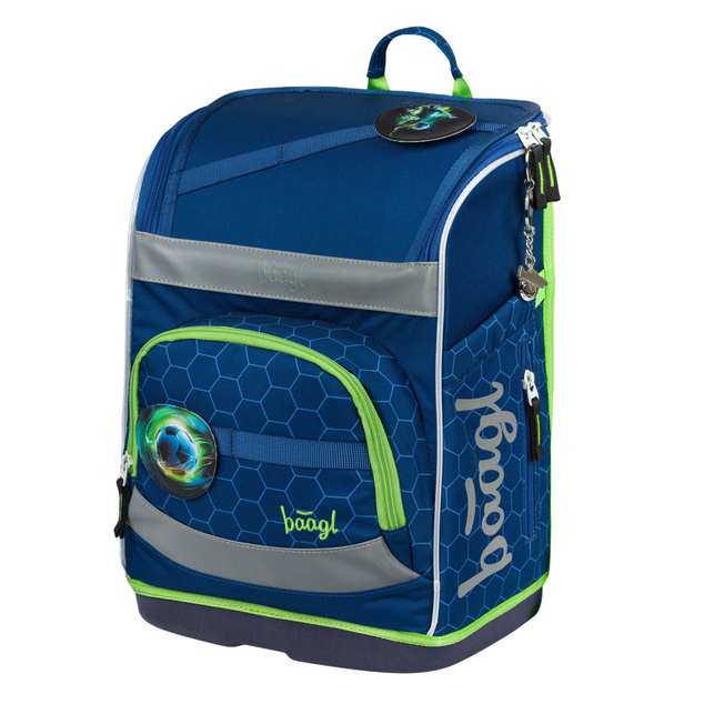 BAAGL Školská aktovka Zippy Plus Futbalová lopta