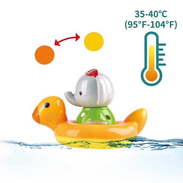 Hape Hračky do vody - Plávací slon s kačičkou
