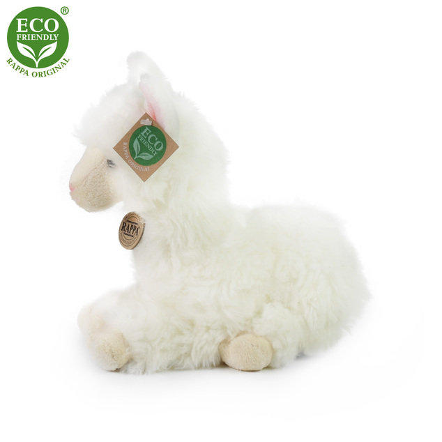 Plyšová lama ležiaca 23 cm ECO-FRIENDLY