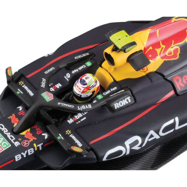 Bburago 1:43 RACE Formula F1 - Red Bull Racing RB20 (2024) #11 (Sergio Pérez) - with drive