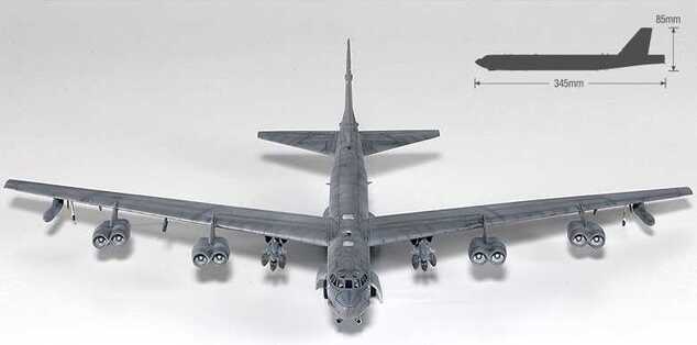 Modellbausatz Flugzeug 12622 - USAF B-52H 20th BS "Buccaneers" (1: 144)