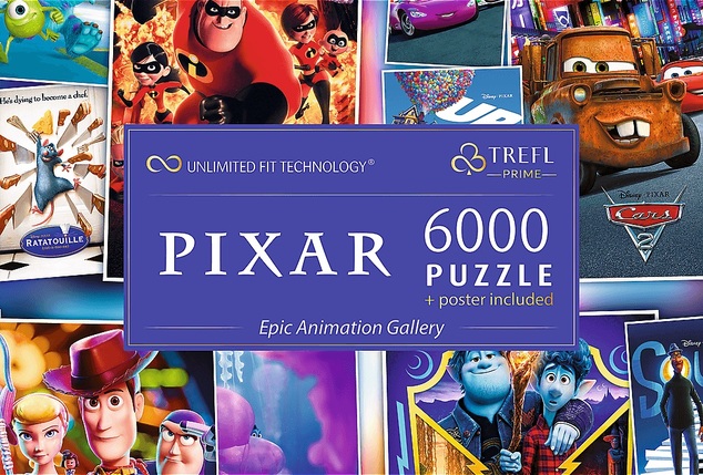 Trefl Pixar 6000 puzzle + poster included