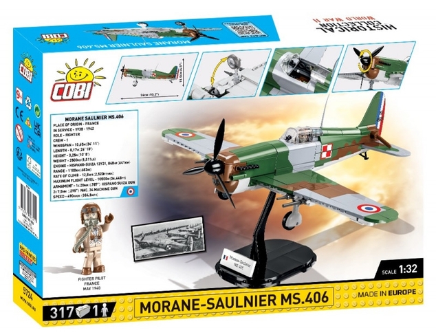 Cobi 5724 Morane-Saulnier MS.406