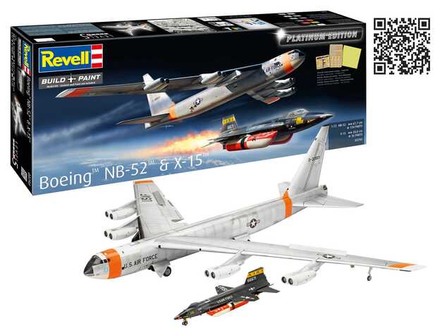 Maquette en plastique avion 03793 - B-52D Stratofortress "Édition Platine" (1:72)