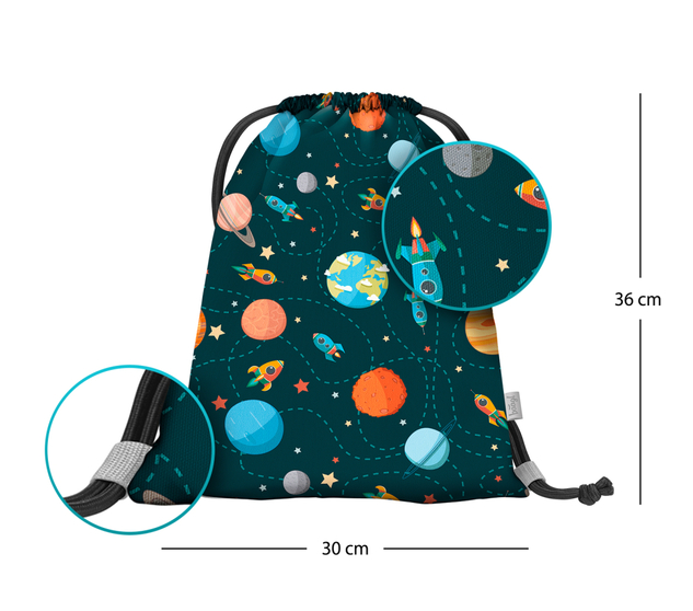 BAAGL Kinderrucksack Planeten