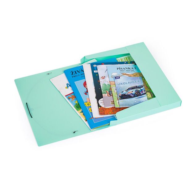 Zelený obal na zošity Topgal FOLDER 24068