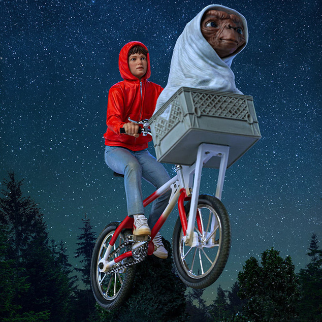 Iron Studios E.T. - E.T. &amp; Elliot Szobor Művészeti Skála 1/10
