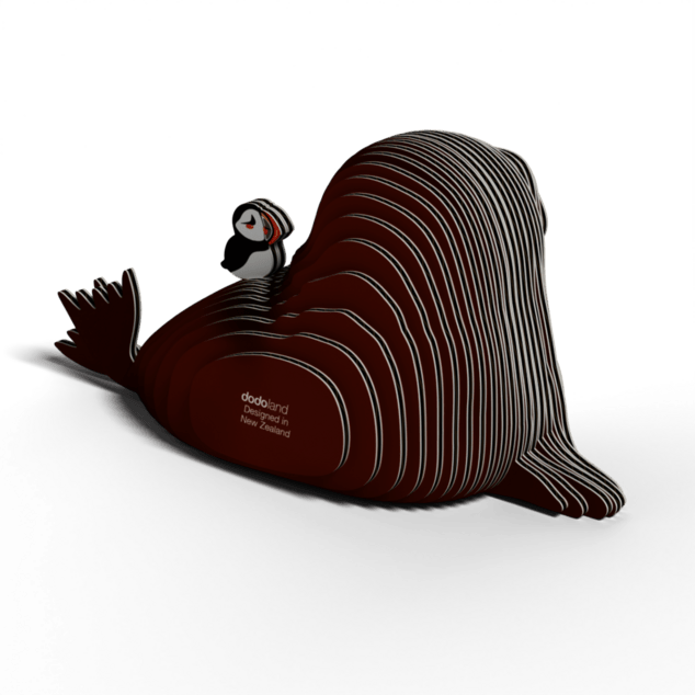 EUGY Mrož 3D kartonasta sestavljanka
