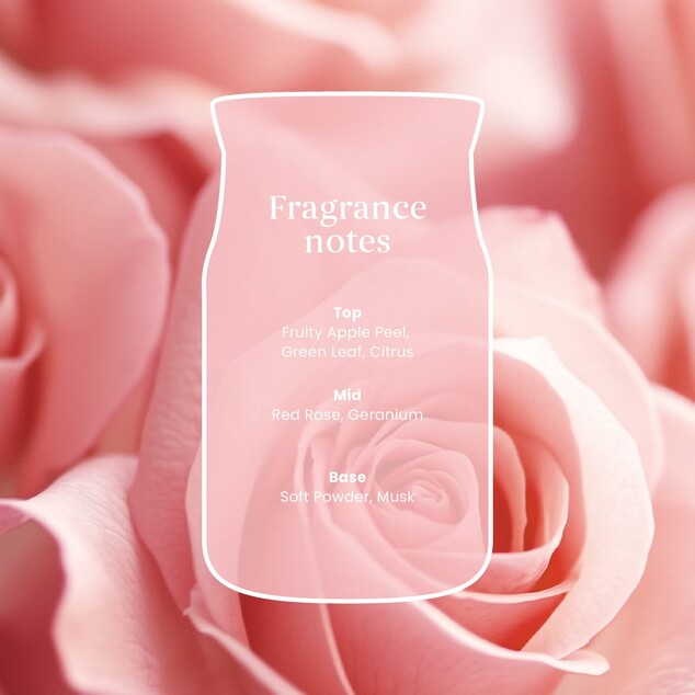 YC Signature Kerze Klein Fresh Cut Roses