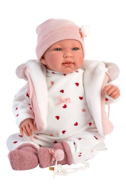 Llorens M844-40 oblečenie pre bábiku bábätko NEW BORN veľkosti 43-45 cm