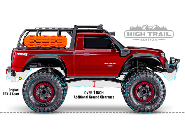 Traxxas TRX-4 Sport High Trail Edition 1:10 RTR sivá