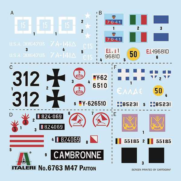 Model Kit tank 6763 - M47 Patton (1:35)