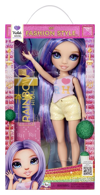 Rainbow High My Fashion Style bábika - Violet