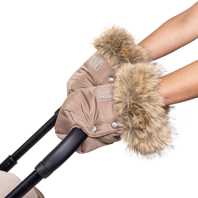 Guanti invernali Fluffy 2, Beige Crema