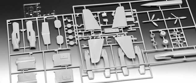 Plastikmodellbausatz Flugzeug 03798 - Arado AR-240 (1:72)