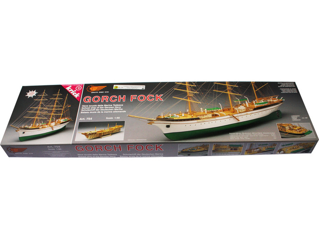 Mantua Model Gorch Fock 1:90 kit