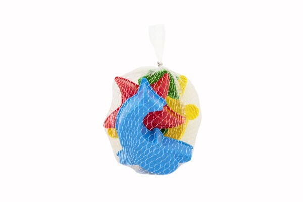 Formičky do piesku plast morské zvieratká 4 ks
