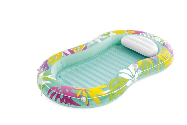 Intex 57803 Materassino Gonfiabile Tropical Oasis, 2 tipi, 196 x 112 x 23 cm