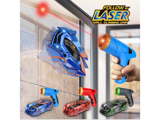 ROCK BUGGY Auto antigravitačné RC s laserom 15 cm červené