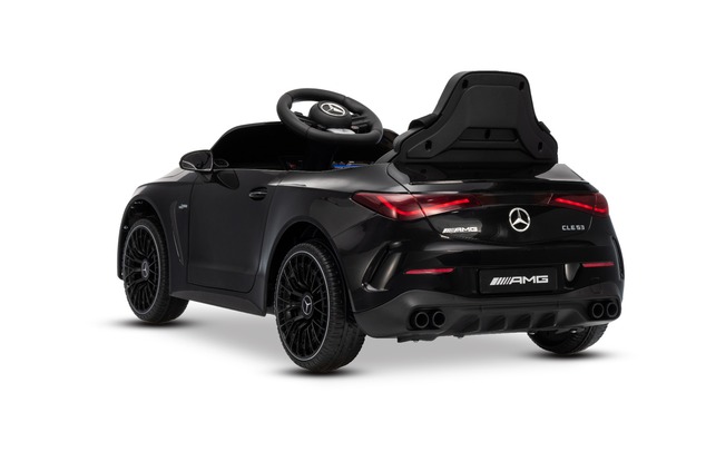 Elektrické autíčko Mercedes CLE 12V s pohonom zadných kolies, čierne, Jednomiestne, Lítiov
