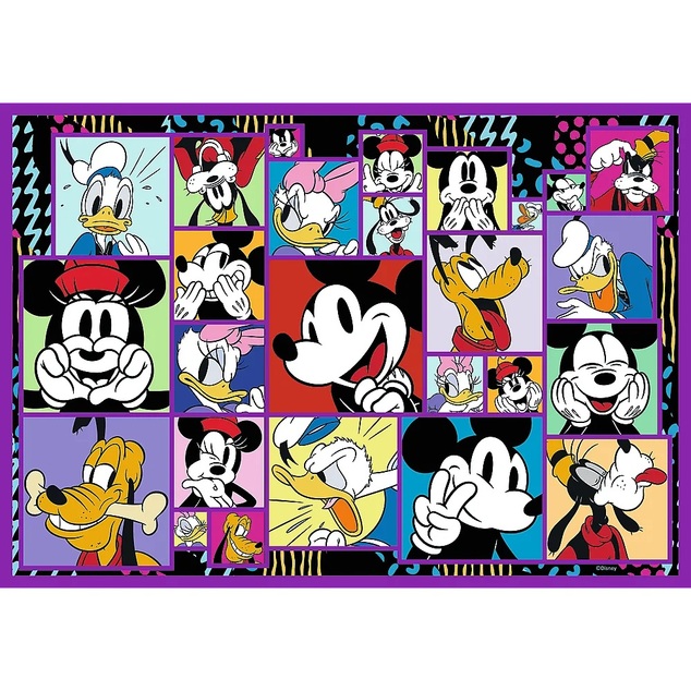 Trefl Disney puzzle 4 x 250 dílků Série dobrodružství Mickey Mouse