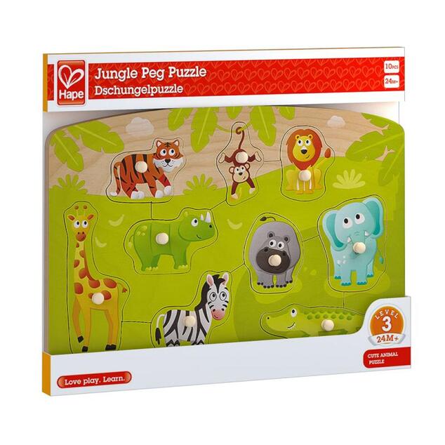 Hape Puzzle na doske - Džungľa