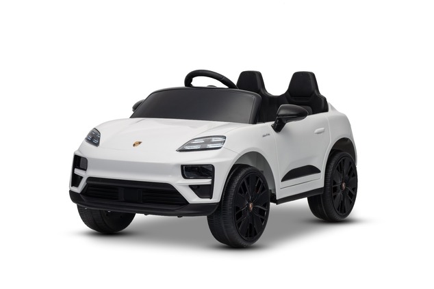 Elektrické autíčko Porsche Macan 12V s pohonom zadných kolies a licenciou (Jednomiestne),
