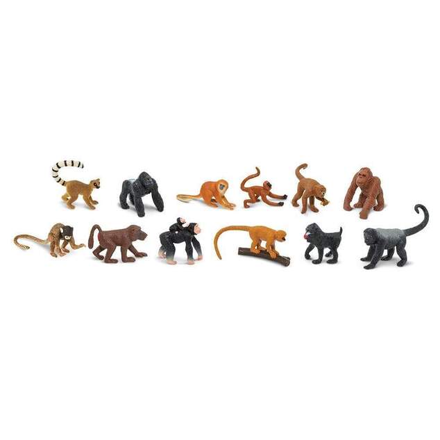 Safari® Toob Affen und Menschenaffen 12 Figuren