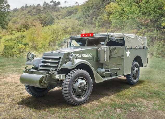 Model Kit military 7063 - M3A1 Scout Car (1:72)