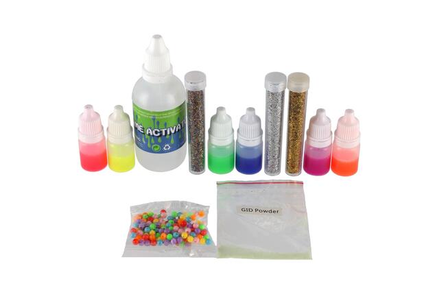 Kit per la produzione di slime che si illumina al buio
