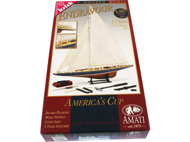 AMATI Endeavour plachetnica 1934 1:80 kit