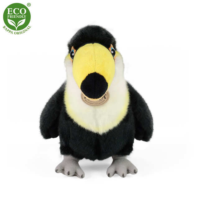 Plyšový tukáň 23 cm ECO-FRIENDLY