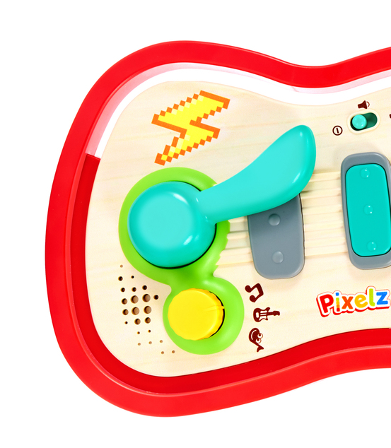 Hape Pixelz Rainbow - Guitare avec effets lumineux et sonores