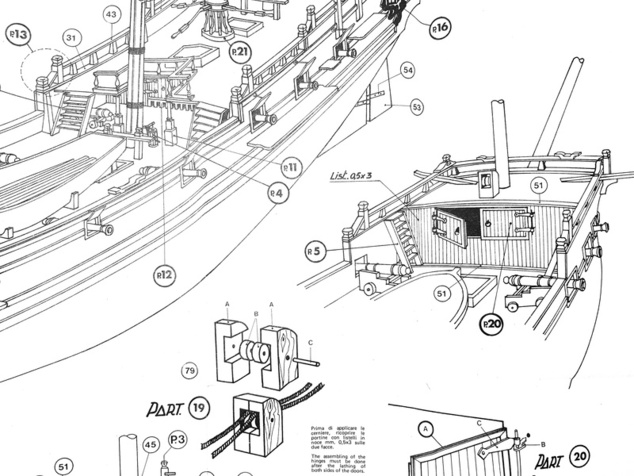 Mantua Model Peregrine Galley 1:60 kit