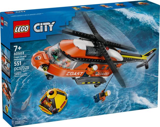 LEGO® City 60503 Helikoptéra pobrežnej hliadky