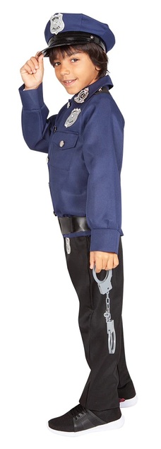 Policajt detský kostým veľkosť (98-104cm)new