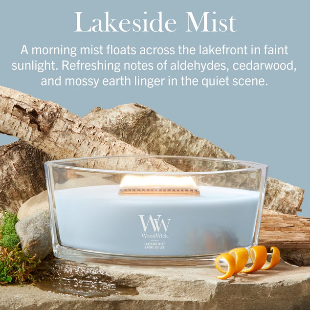WW Kerze Boot Lakeside Mist
