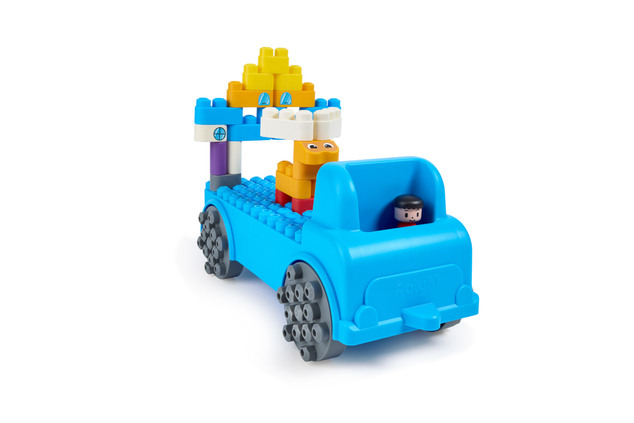 Abschleppwagen-Bausatz mit Zahlen