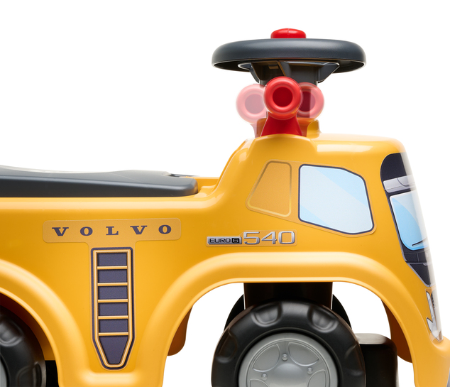 Falk Traktor volvo FMX s volantom, klaksónom a prívesom