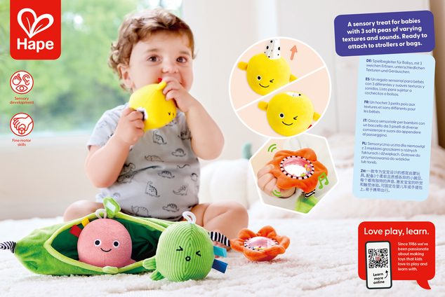 Pea Pod Pals – Giocattolo sensoriale per neonati