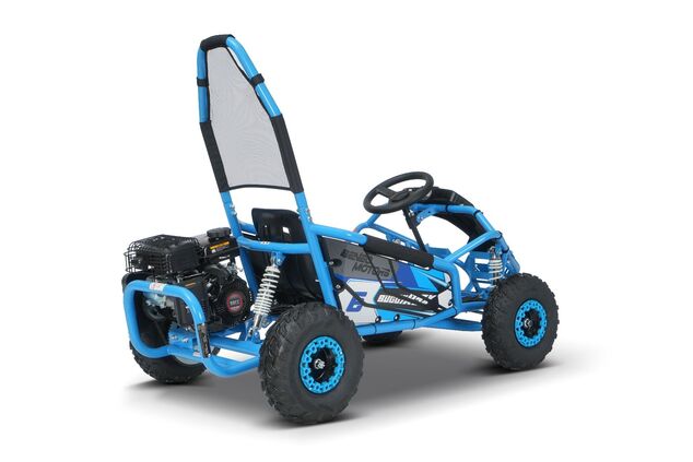 Benzínová bugina pre deti Beneo Motors BUGGY RSX modrá - 98cm3