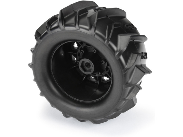 Pro-Line koleso 2.8", pneu Dumont, disk Raid H12 čierny (2)