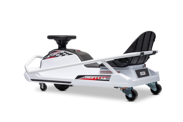 Beneo Motors Go-Kart da drift 24V, bianca, 300W Motore Brushless, Batteria al litio, Dr