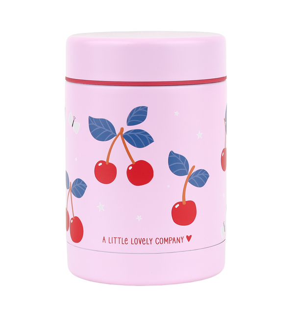A Little Lovely Company – recipient alimentar izolat din oțel inoxidabil – cireșe