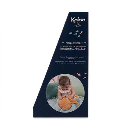 Kaloo Petit Calme Plüss polip levendulás párnával a jobb alvásért 29 cm