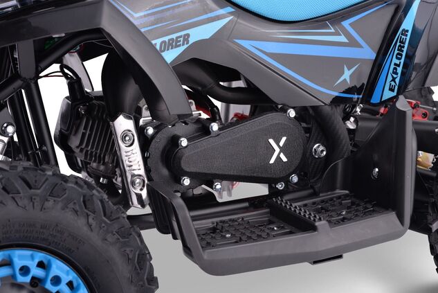 Benzínová štvorkolka pre deti Beneo Motors Explorer modrá - 50cm3
