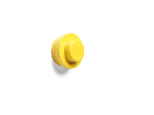 LEGO® vešiak na stenu, 3 ks - žltá, modrá, červená
