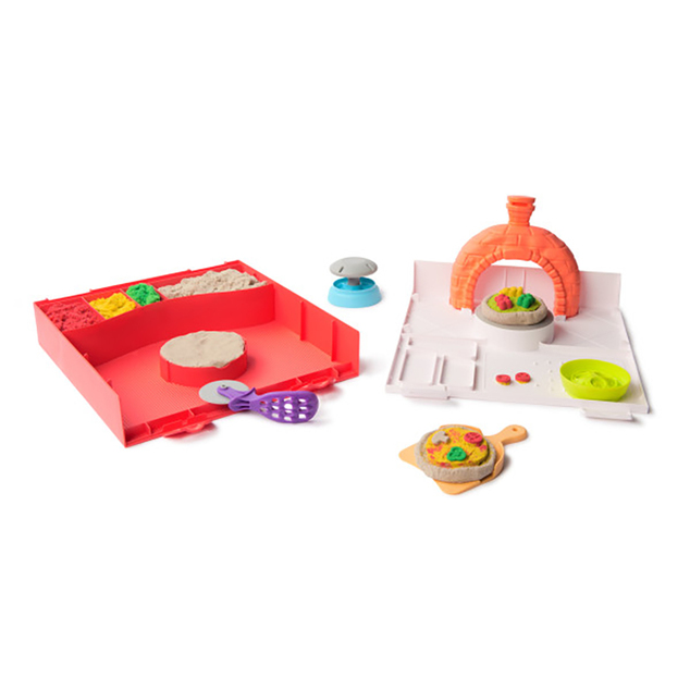 Kinetic Sand výroba pizze